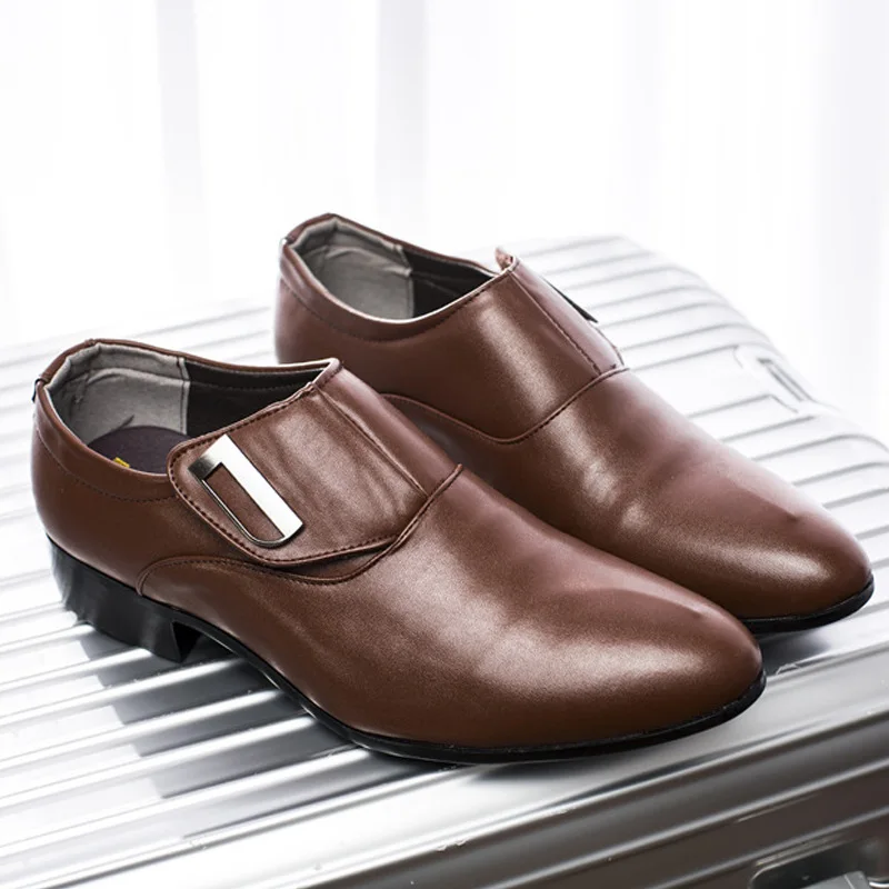 Stylish  Durable Men's Monk Strap Loafers with PU Leather Uppers Perfect for Business Daily Wear 6