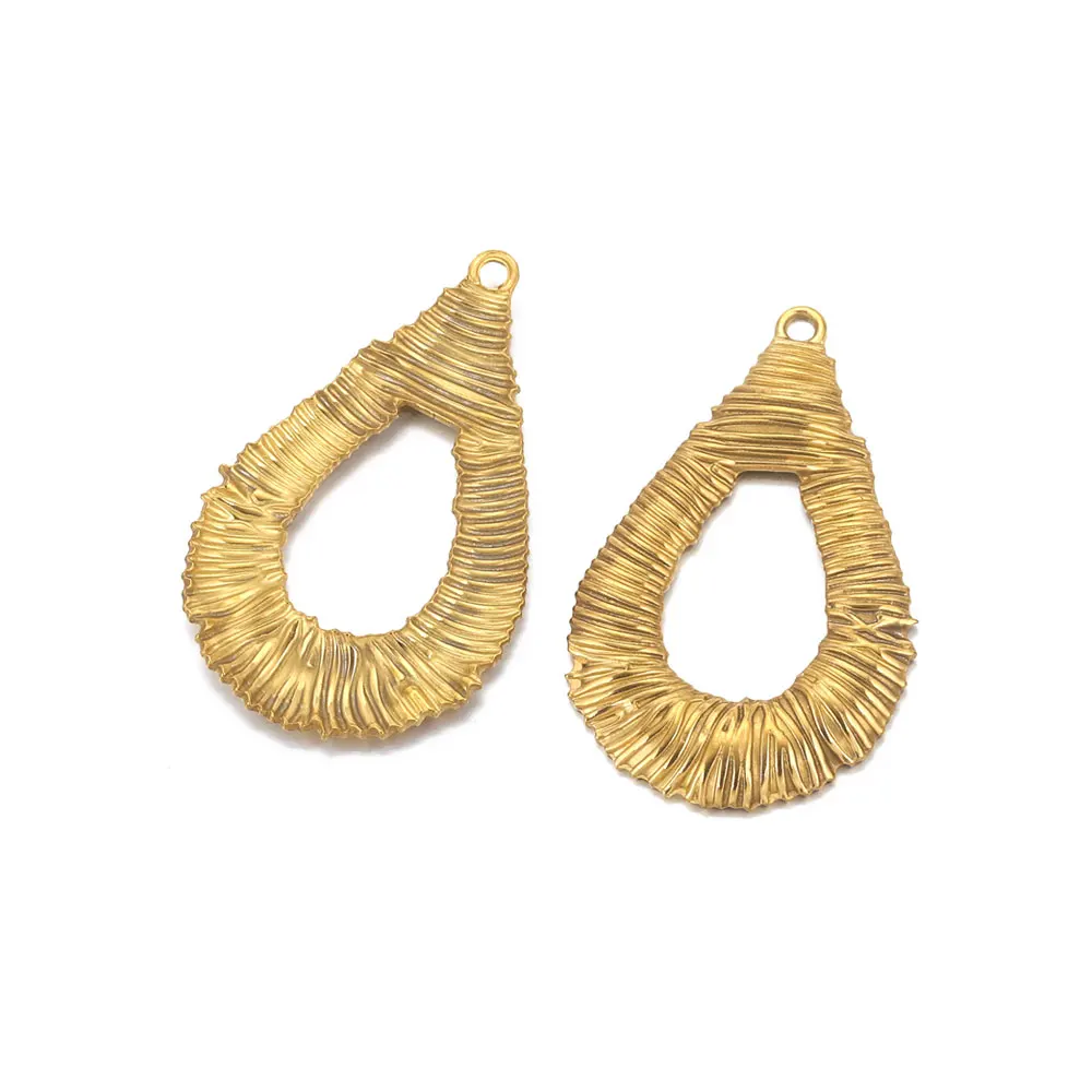 5 stücke 316l Edelstahl Herz Charms für Schmuck machen Prägung Anhänger DIY Anschlüsse baumeln Ohrring Halskette finden – Detail 5