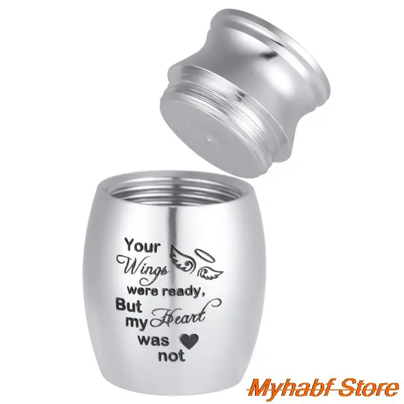 Mini Keepsake Urns for Human Ashes Pet Ashes Holder Cat Dog Birds Container 1.3*2.4cm