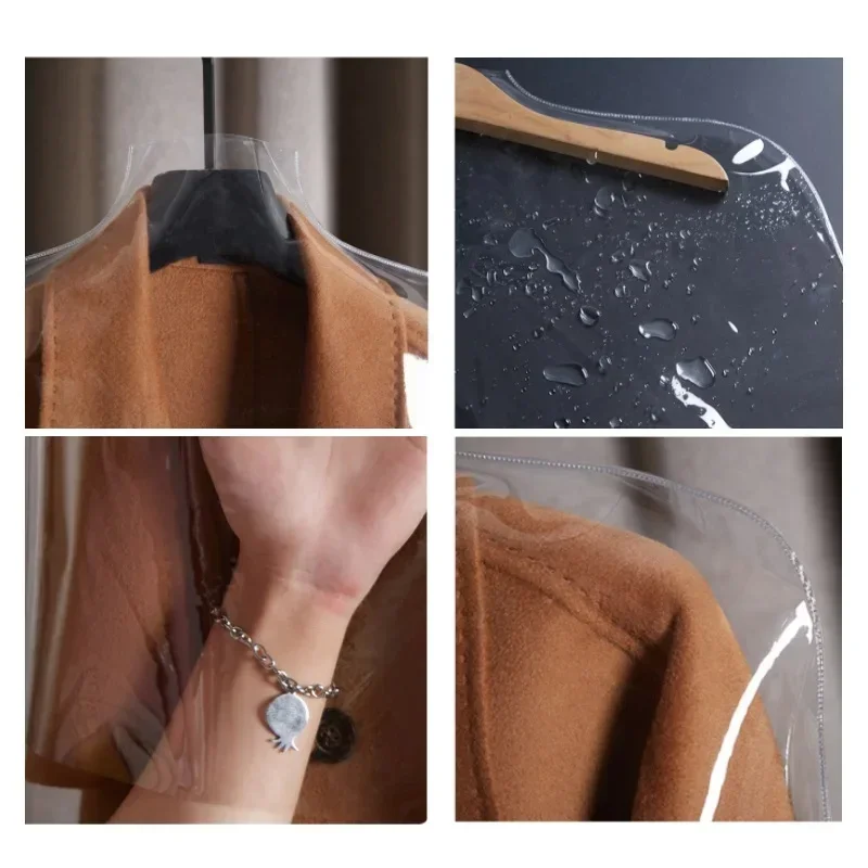 10 Transparent Store & Protect Clothes Bags