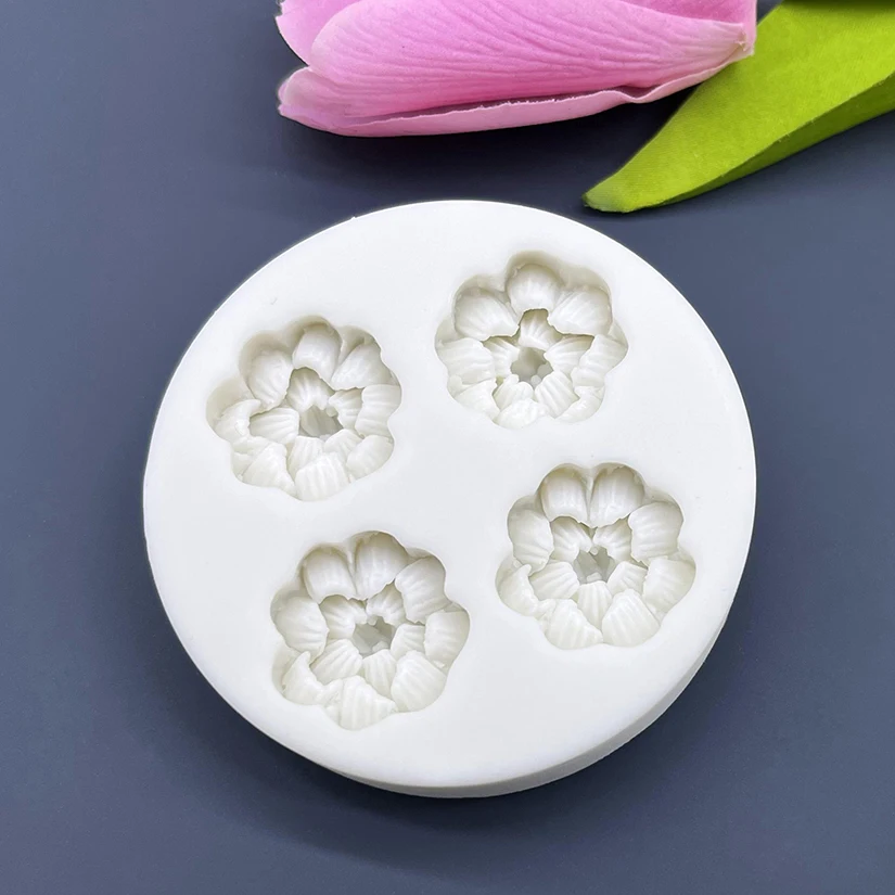 Blume Gänseblümchen Sakura Silikon Kuchen Backform Sugarcraft Schokolade Cupcake Harz Werkzeuge Fondant Kuchen Dekorieren Werkzeuge – Detail 5