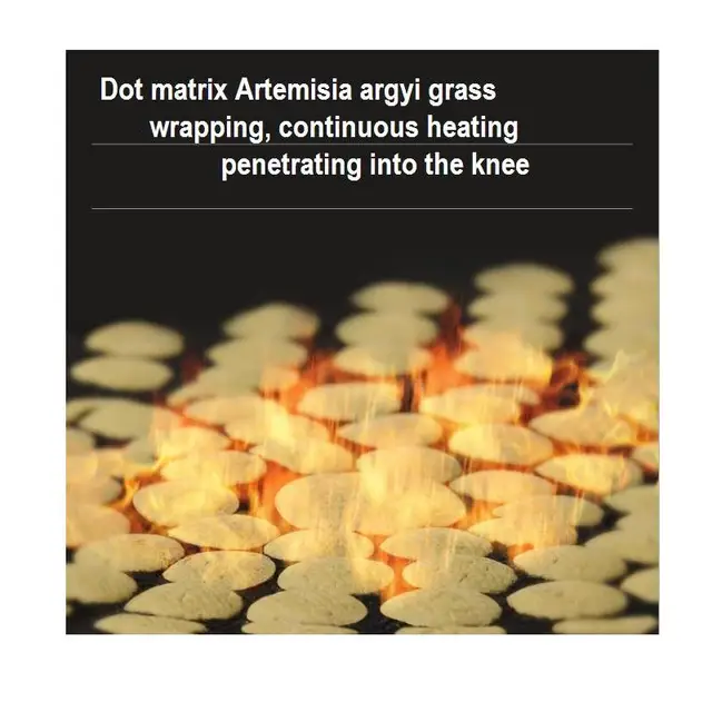 Wormwood Keepad Moxa Moxibustion Térdvédő Bamcsa Mugwort Meleg Fájdalomcsillapítás Rheumatizmus Egy Ízület Védelem - Image 4