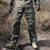 New Tactical Camo Cargo Pants Mens Multiple Pockets Waterproof Outdoor Training Overalls Field Combat Trousers Hunting Clothes 5