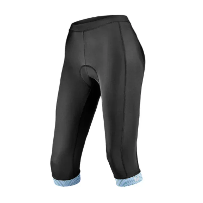 Cycling Pants LIV Cycling 3/4 Pants Womens Spring/Autumn Team Trousers MTB Road Bicycle Pink Gel Pad Quick Dry
