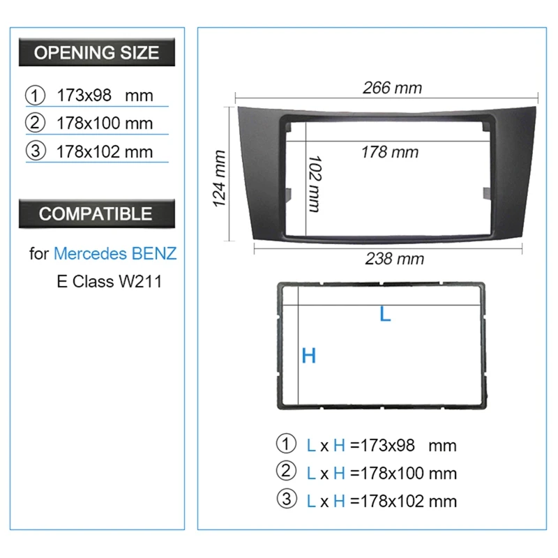 2Din ڵ Ʈ þ    ׷ г, ޸  E Ŭ W211 DVD þ 