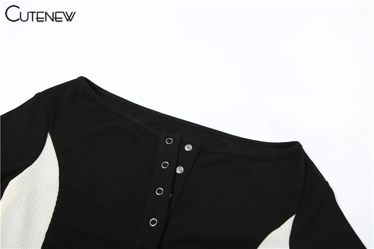 Panelled Classic T-shirts Women Summer New Concise Buttons Short Sleeve V-neck Skinny Tees Female Wild Basic Street Tops