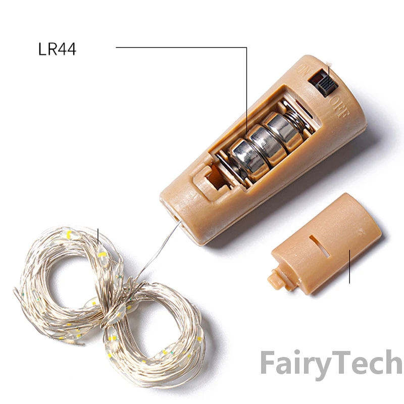 10 PCS Battery powered wine bottle lights led fairy lights decorative lights Wine cork bottle light 30LED Fairy light bar birthday party bottle stopper bar