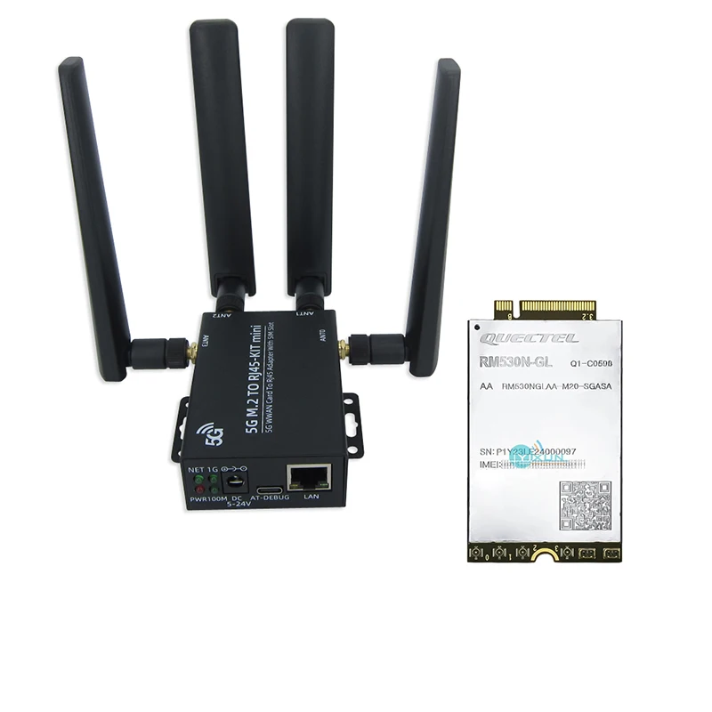 5G M.2 To RJ45 Kit With Quectel RM502Q-AE RM500Q-GL RM520N-GL