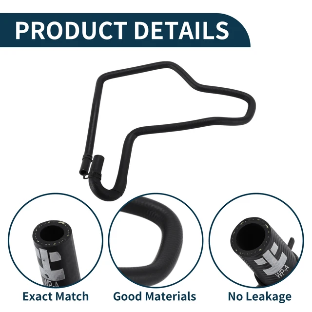 ท่อหม้อน้ำ Motoforti รุ่น PCH501910 สำหรับรถยนต์แลนด์โรเวอร์ รุ่นเรนจ์โรเวอร์ III 09 ท่อยางระบายความร้อน สีดำ 1 ชิ้น 1