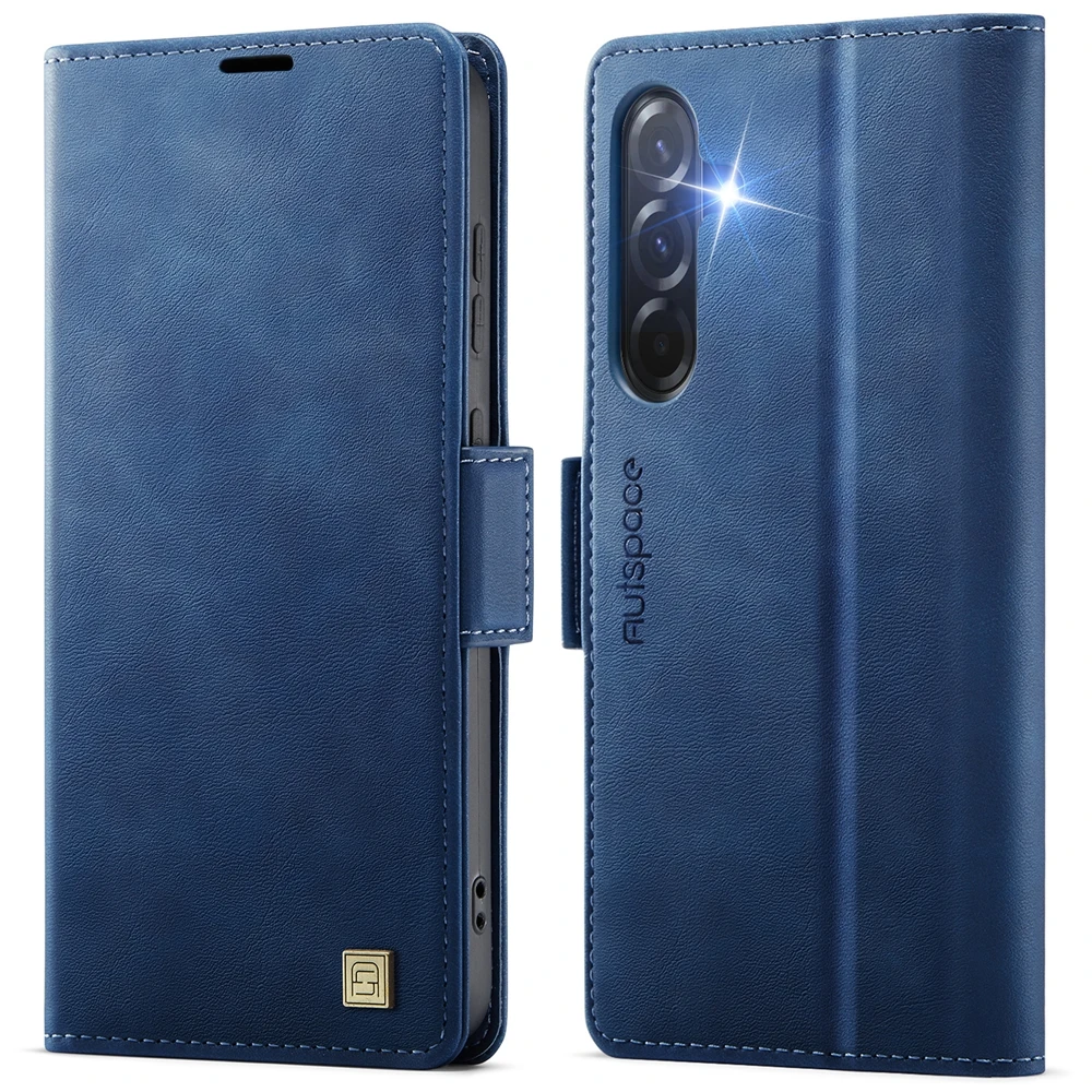 Leather Stand Flip Wallet Case with Card Slot