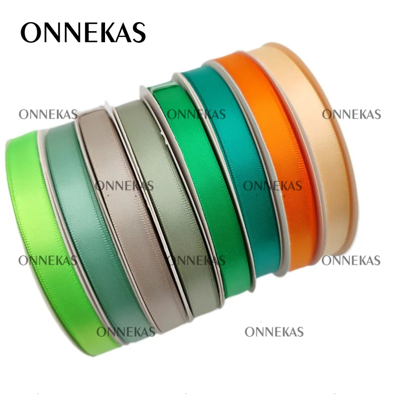 (ON SALE) 3/8" 9mm Double Sided Satin Ribbon / Smooth Satin Ribbon for Dress / Mini Bows Making in 9mm 22.5Meters