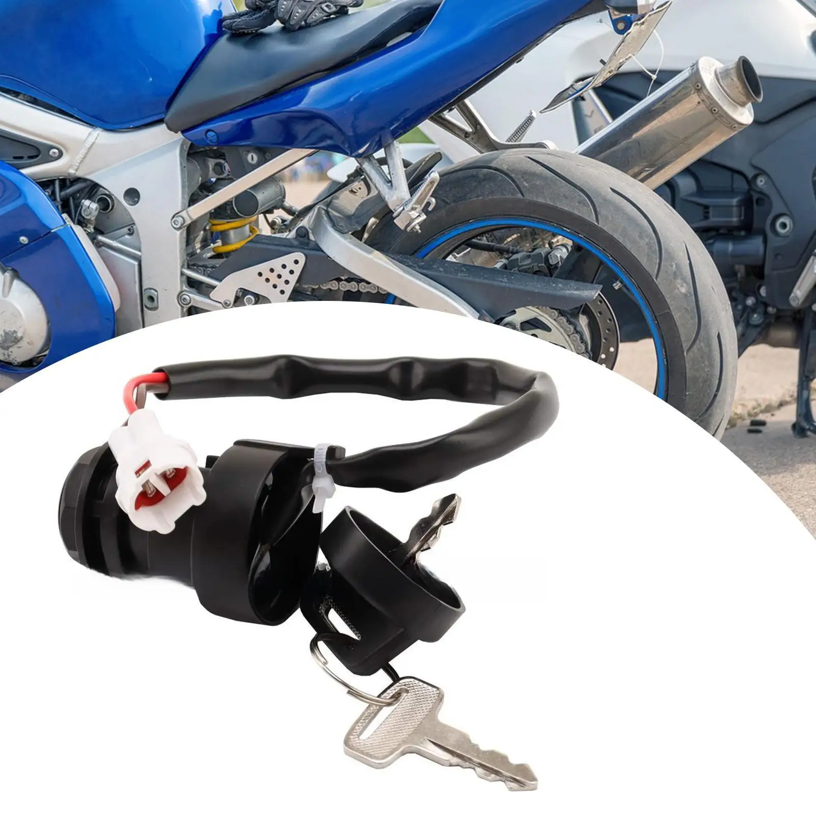 튼튼한 오토바이 키 스위치는 Yamaha YFM 350 Wolverine 2002-2009용 액세서리를 직접 교체합니다.