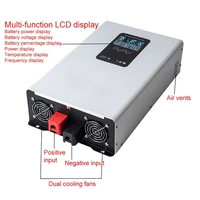 อินเวอร์เตอร์พลังงานแสงอาทิตย์ 5000W 6000W 12V/24V/48V เป็น 220V 110V สำหรับรถยนต์ บ้าน และระบบออฟกริด  แบบ Pure Sine Wave 2