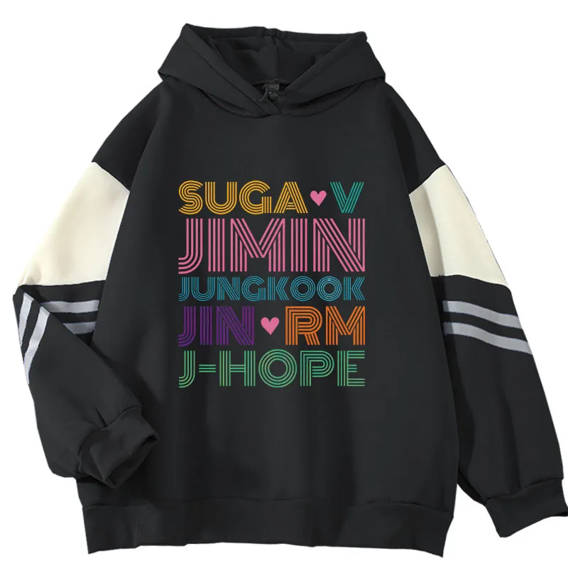 

New Hot Sales JIMIN JUNG KOOK J-HOPE JIN SUGA V RM Hoodies Sweatshirts Men/Women Fashion Kpop Hoodie JIMIN Clothes