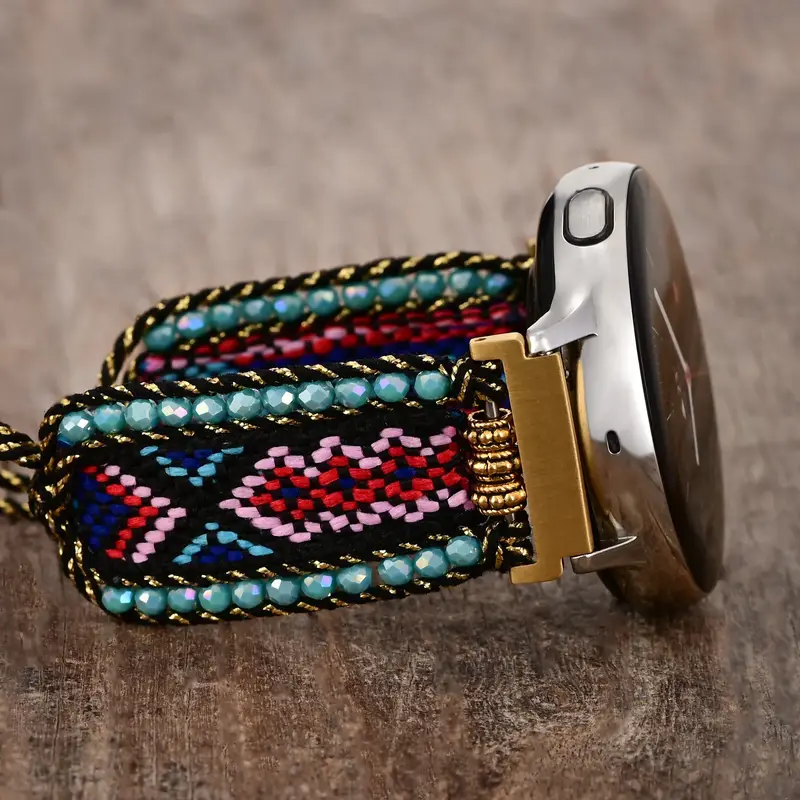 22mm 20mm Nylon Strap For Samsung Galaxy Watch 6/5/4/3 Huawei Watch 4/GT4-3-2 Pro Bohemian Braided Bracelet Amazfit GTR/GTS Band - Image 14