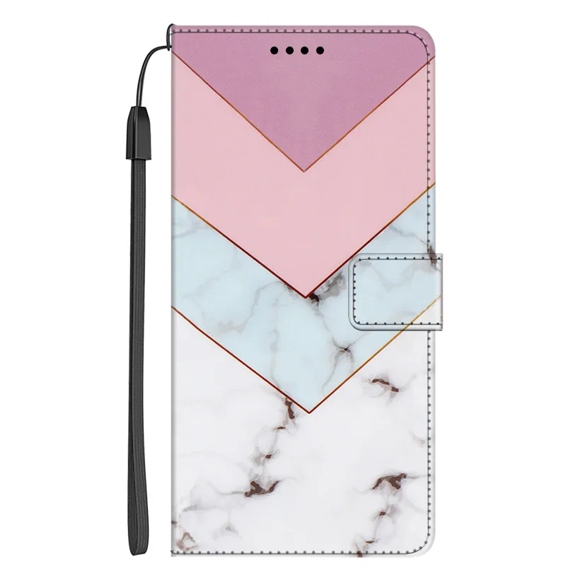 Marble Leather Case For vivo X80 Pro Y33S Y21s V2109 Y21 Y76 Y52 V23E 5G 4G Flip Cover Stand Wallet Book Funda Protective Case 3