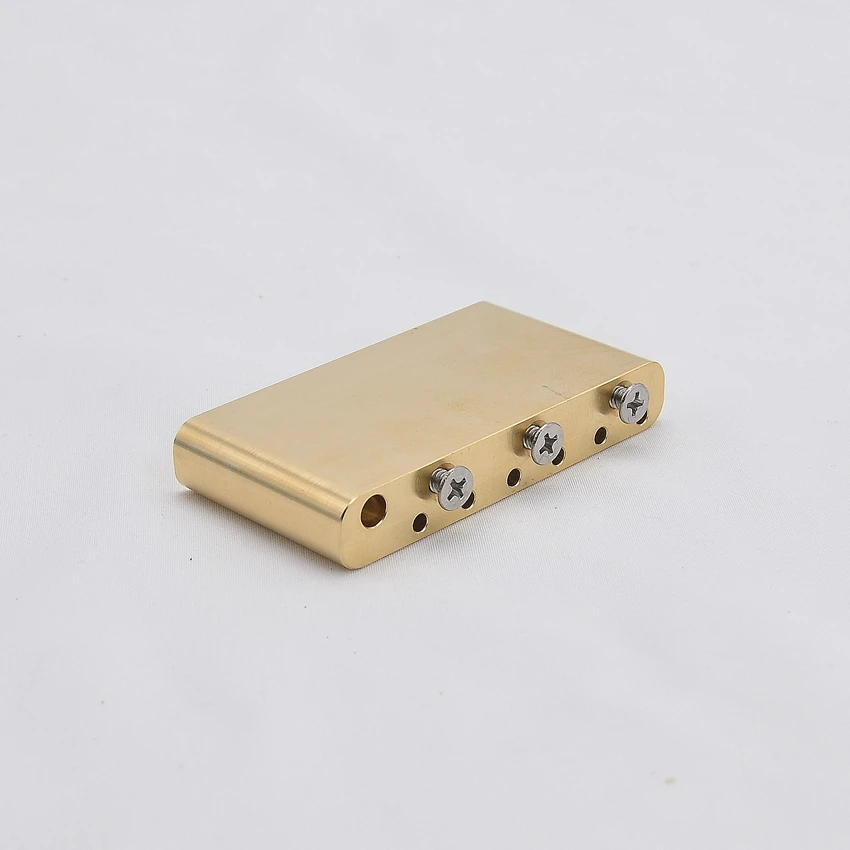 Ponte e Sistema de Tremolo de Guitarra Feito à Mão Bloco de Bronze para México Elétrica Conjunto Cordas Fen-der - Sq-uier cv 1 6 - Image 3