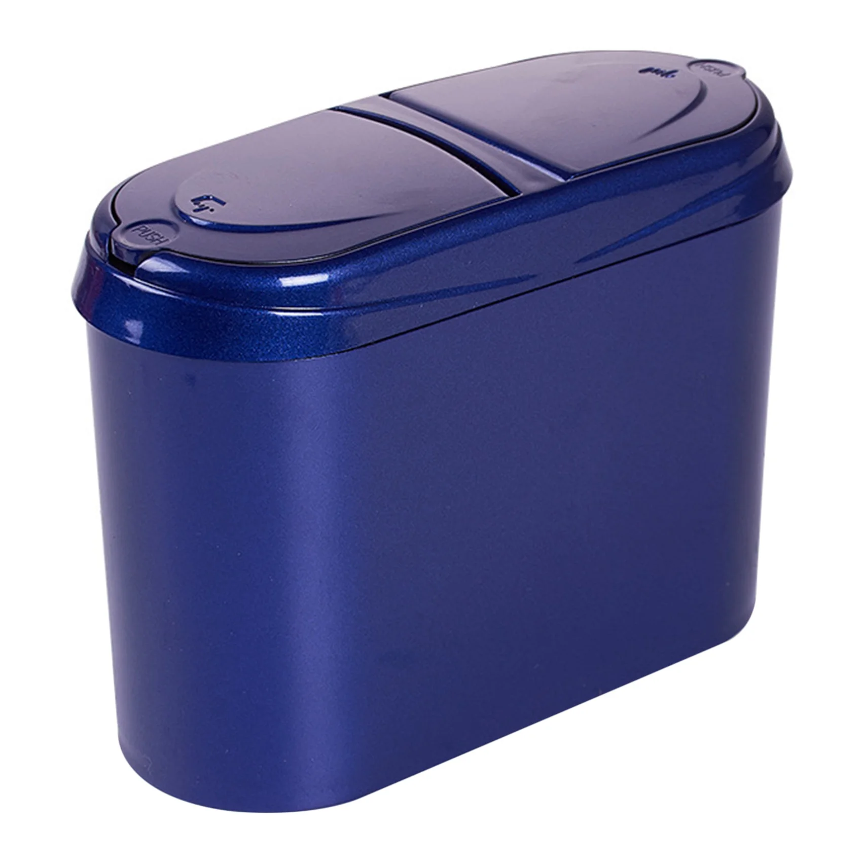 

Car Trash Can with Double Lid Car Dustbin Garbage Organizer Bin Trash Container for Auto Cars, Home