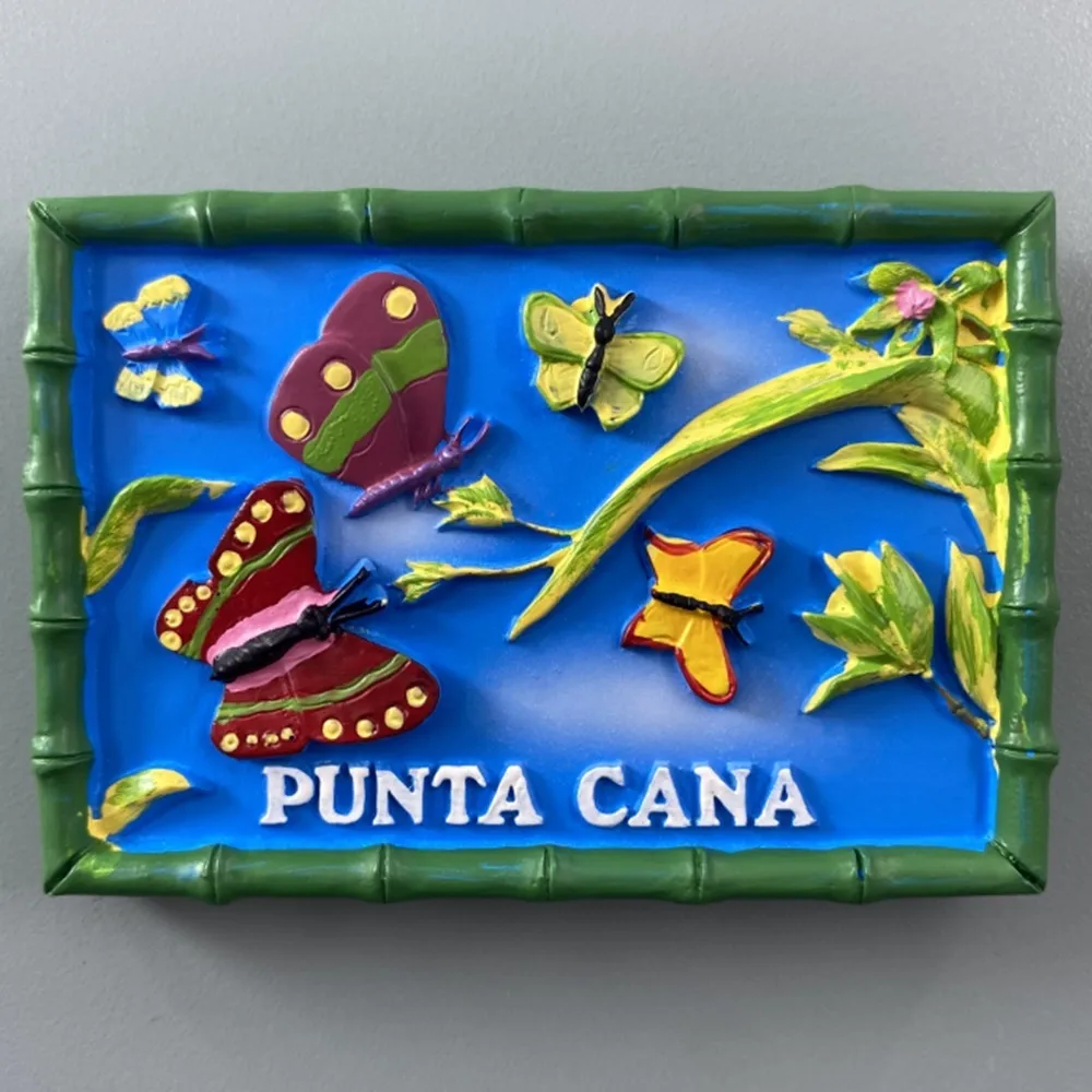 Description Picture 6 of itemNorth America Dominican 3D Fridge Magnets Tourism Souvenir Refrigerator Magnetic Sticker Collection Handicraft Gift