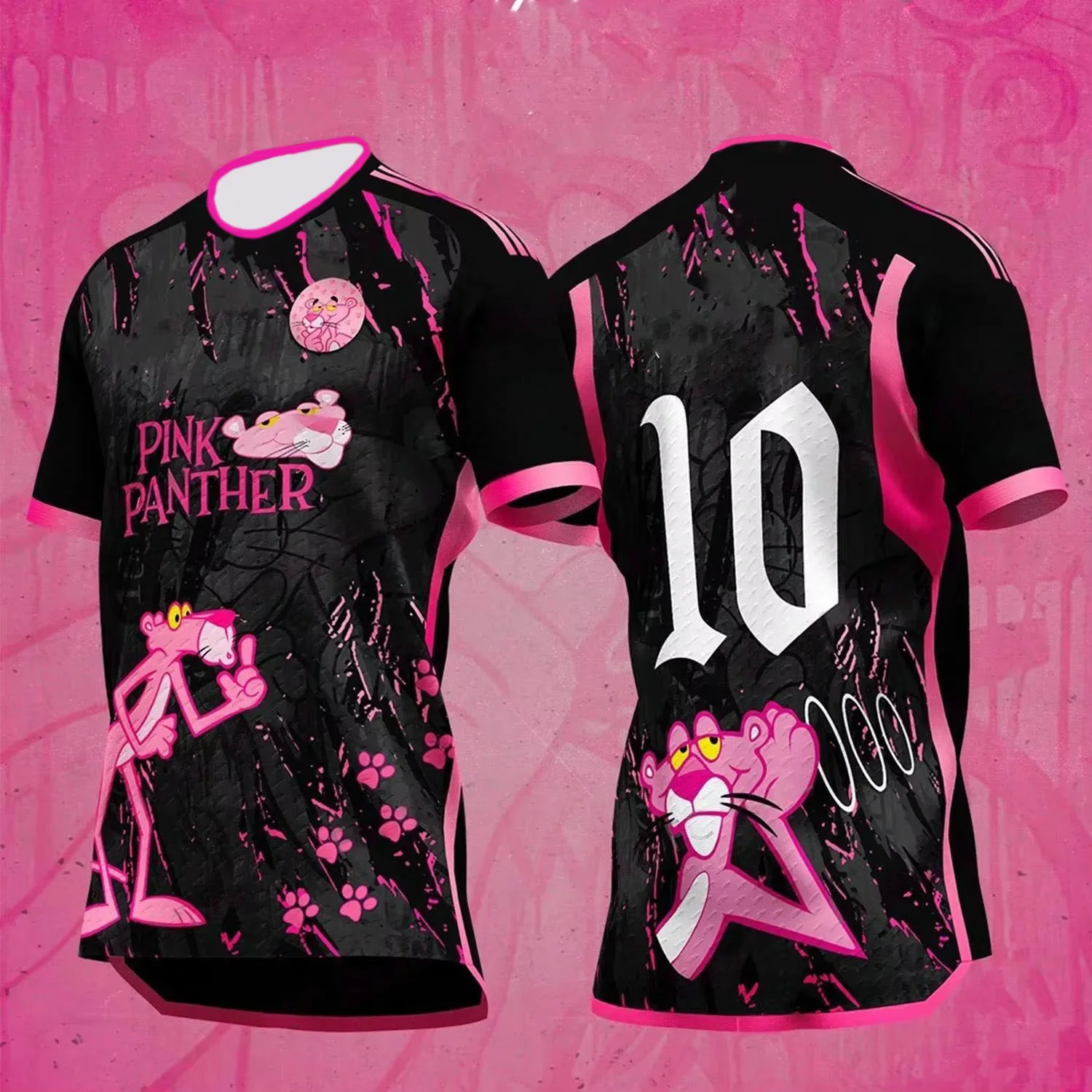 Football Jersey Designs In Pink 2024 New Arriavl The Pink Panthers