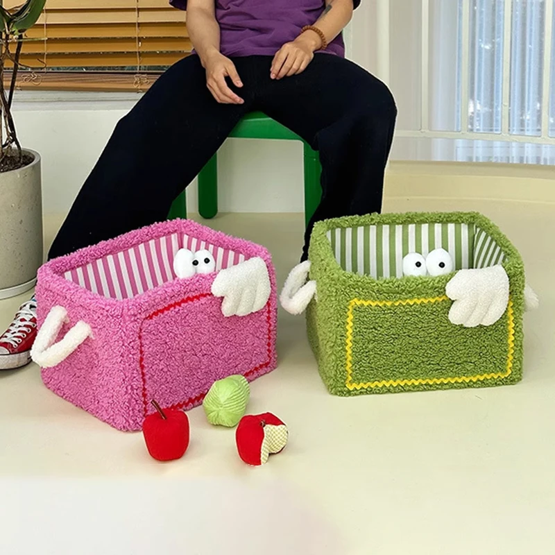 

Folding Storage Baskets Plus Size Multi-purpose Sundries Basket Organzier Decorative Toy Clothes Storage Box Canasto Decorativo