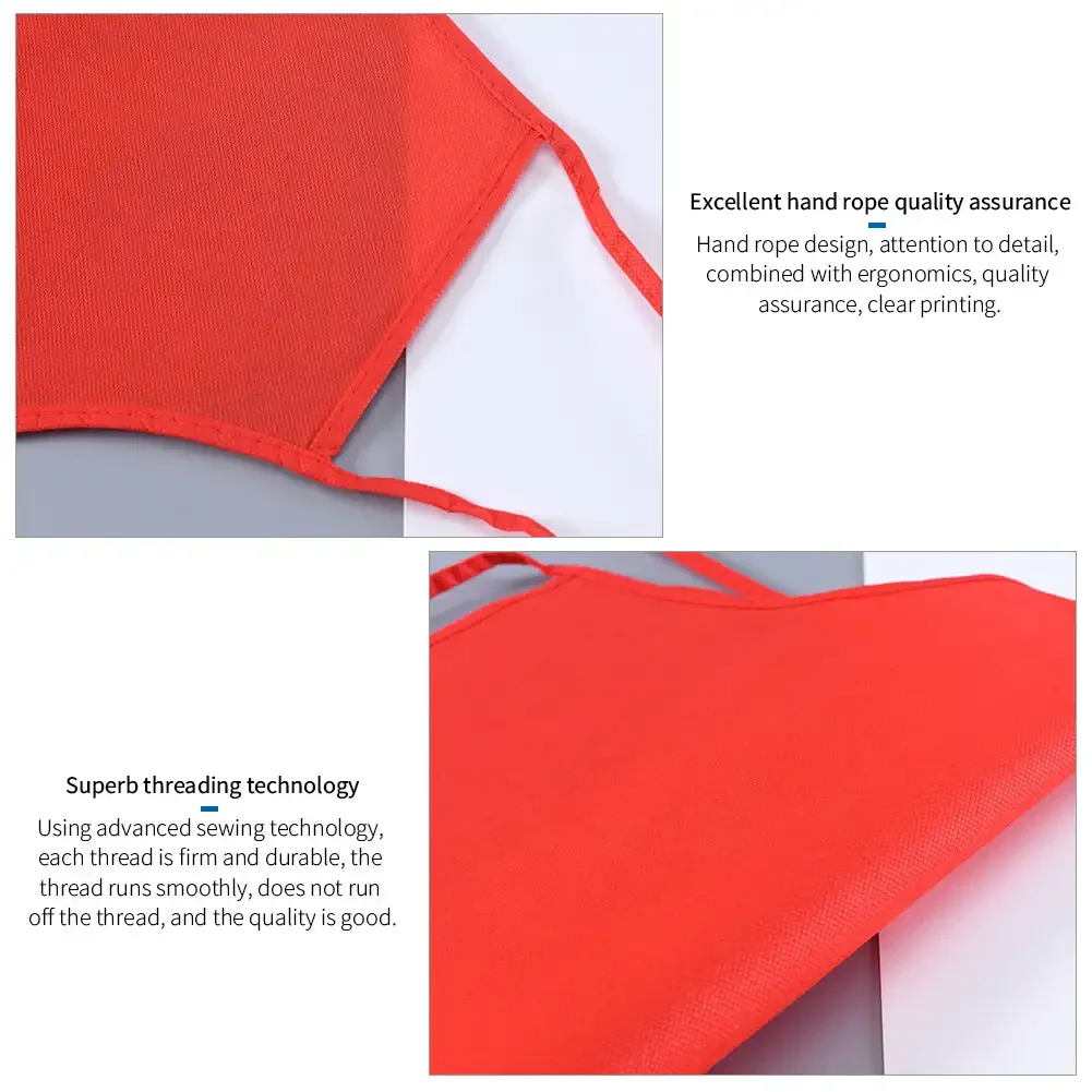 Children Plain Apron Colorful Non-Woven Fabric Kids Painting Drawing Toys Aprons Crafts Playset Baking Cooking Bib Apron