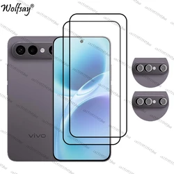 Premium Tempered Glass Screen & Camera Protector Set for Vivo S50 (2 Glass and 2 Lens)
