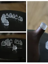  Purple Clay Pot Making Special Tools DIY Pottery Making Pot Tools Stone Ladle Spout Making Tools Cover Mouth Repair and Smooth 