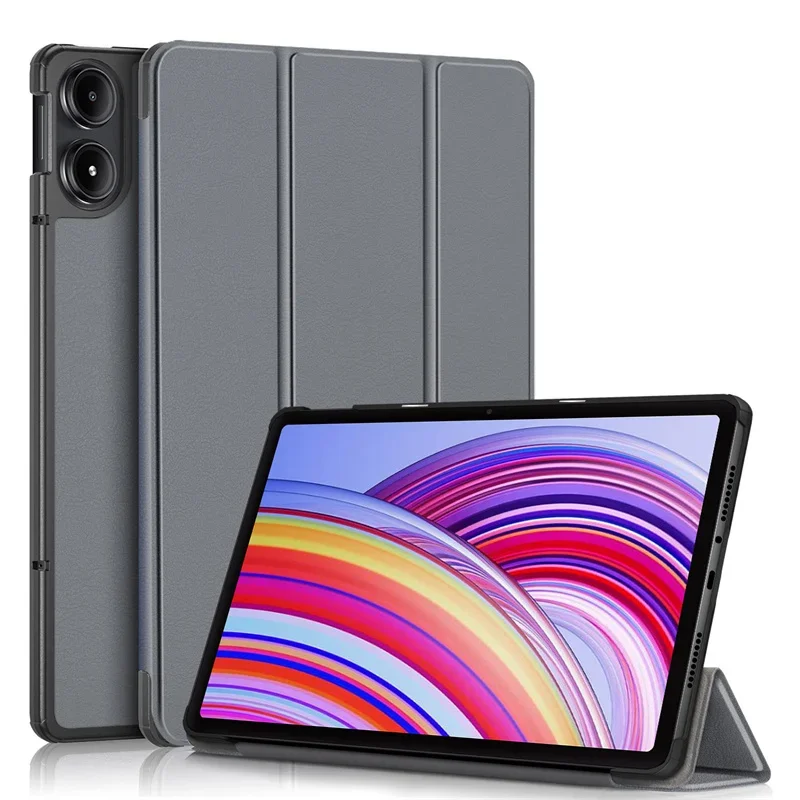 Luxury Tri-Fold Magnetic Leather Tablet Stand Case Cover