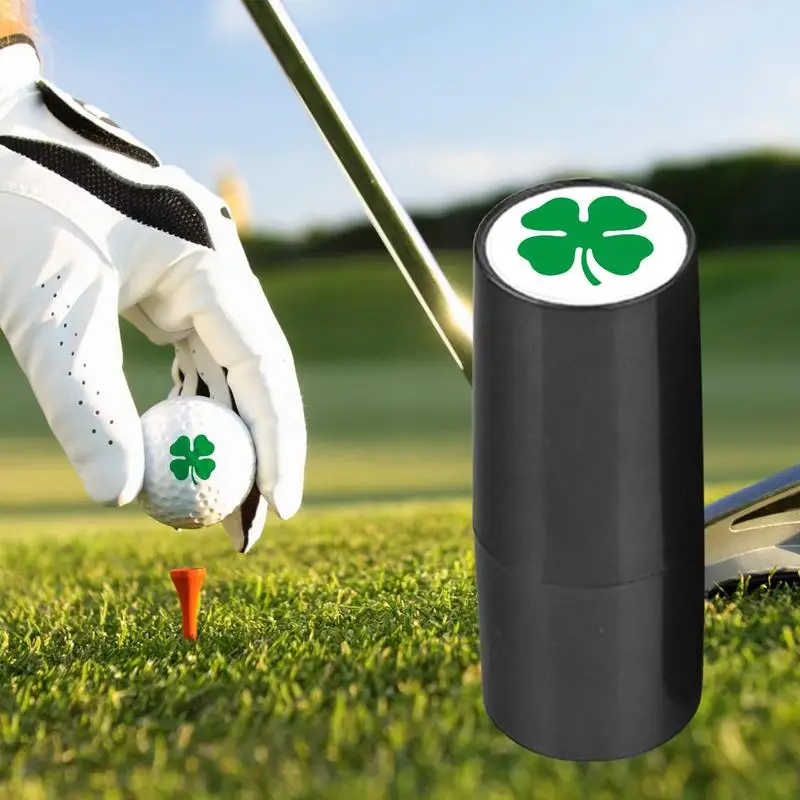 Golf Ball Marker Stamps Small Funny Golf Ball Stamper Photosensitivity Stamper For Lasting Auto Oil Out Waterproof Quick Dry