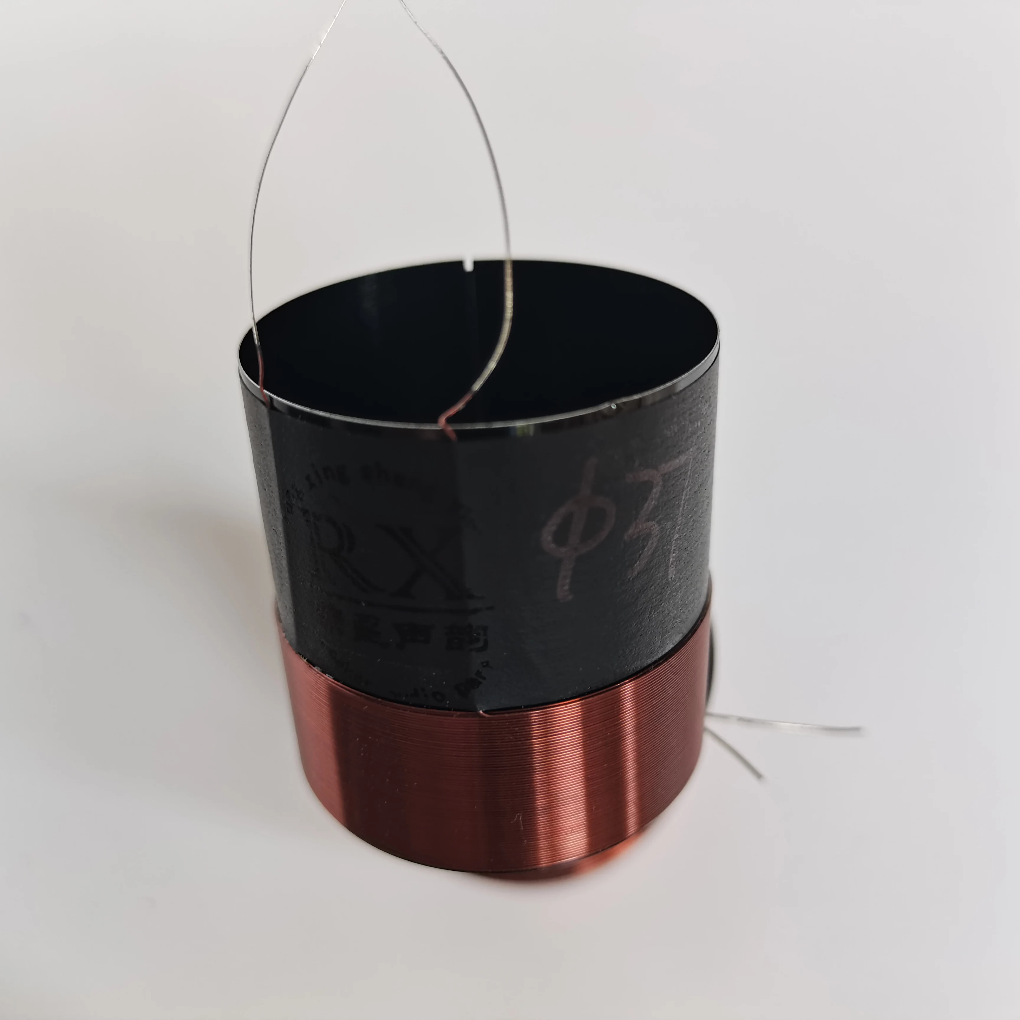 1 piece ID: 37mm 1 7/16" black aluminous Skeleton woofer bass loudspeaker horn speaker 8 ohm voice coil