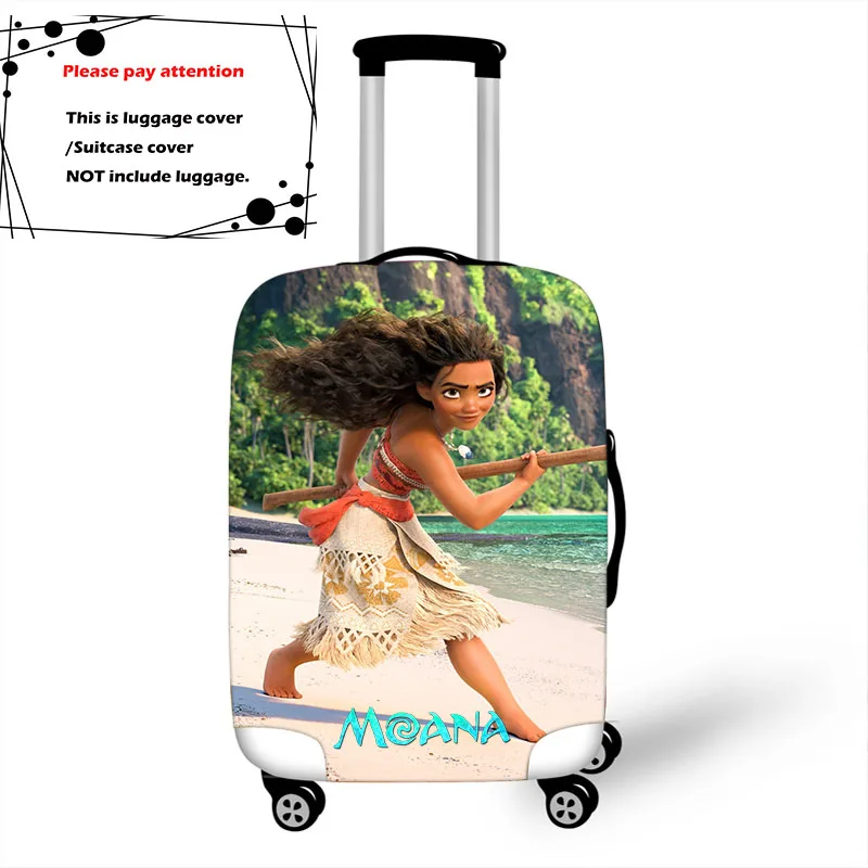 

18-32 Inch Disney Moana Suitcase Luggage Protective Cover Travel Accessories Trolley Case Elastic Anti-dust Protective Cover