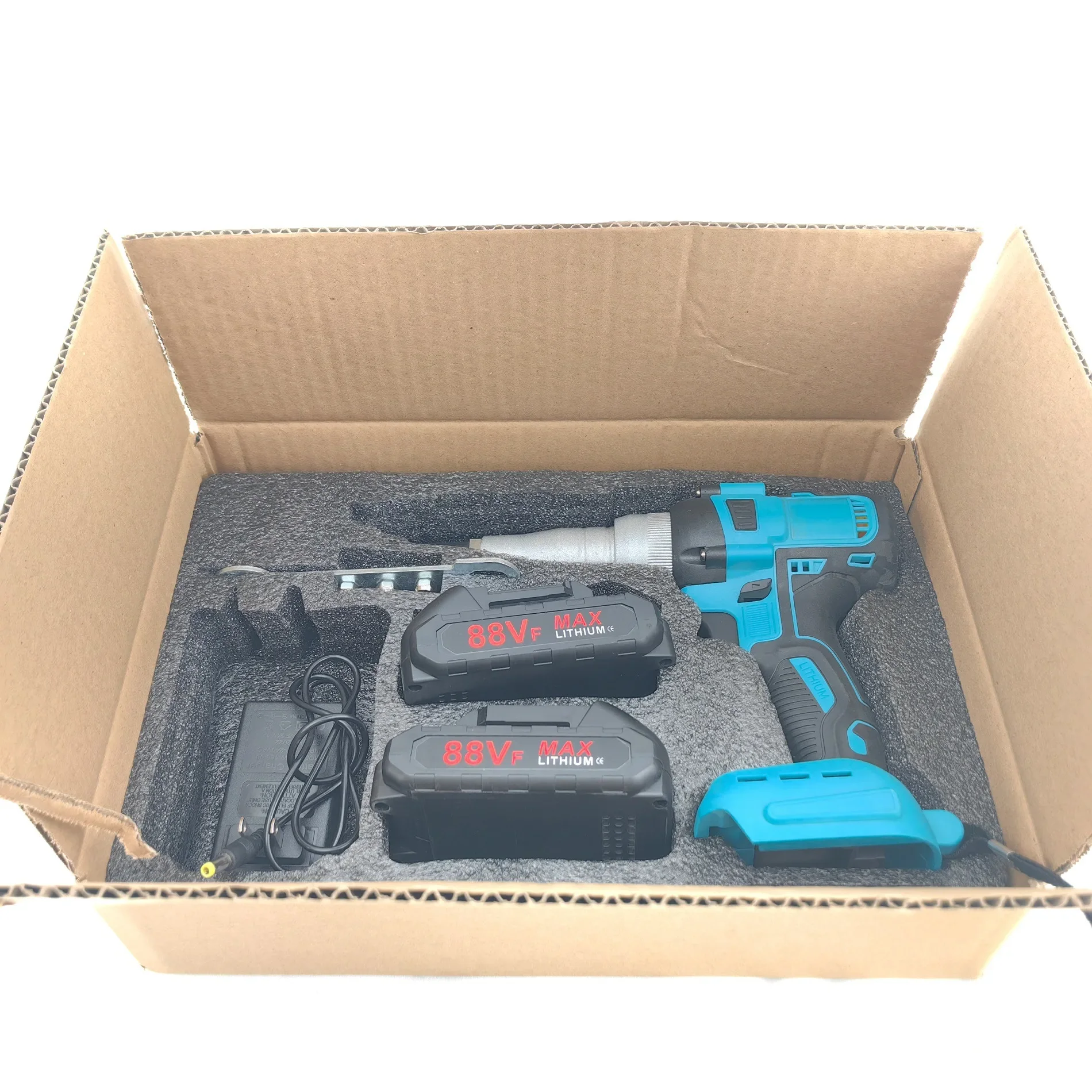 21V Rechargeable Lithium Battery Cordless Riveting Gun Brushless Automatic Electric Blind Riveter Wireless For Home Industry 5