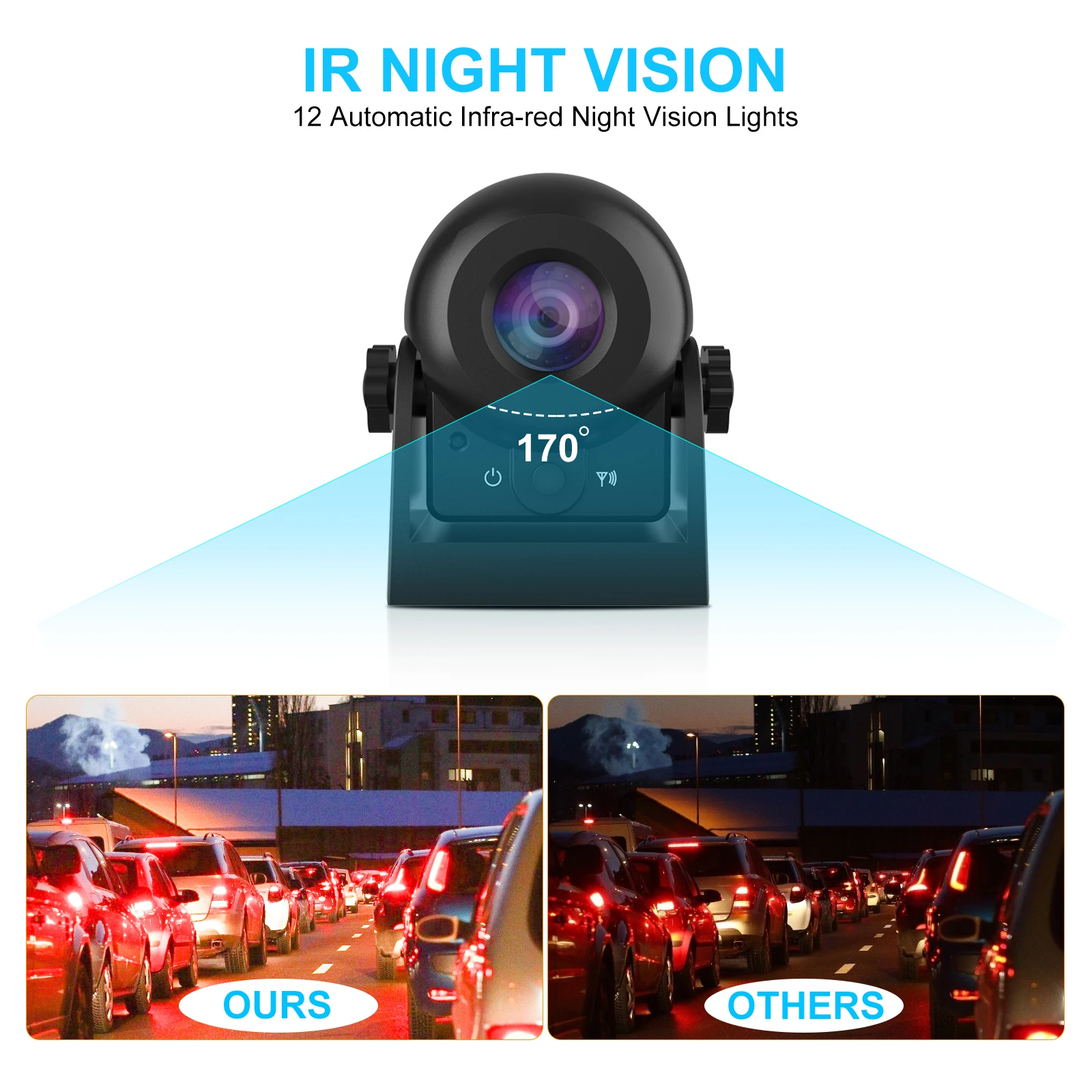 MHCABSR ������ Wifi Re ī�޶�, �Ĺ� ī�޶�, ���� LCD AHD �����, Ʈ�� Ʈ���Ϸ� RV ���� ī�޶�, 3.5 ��ġ