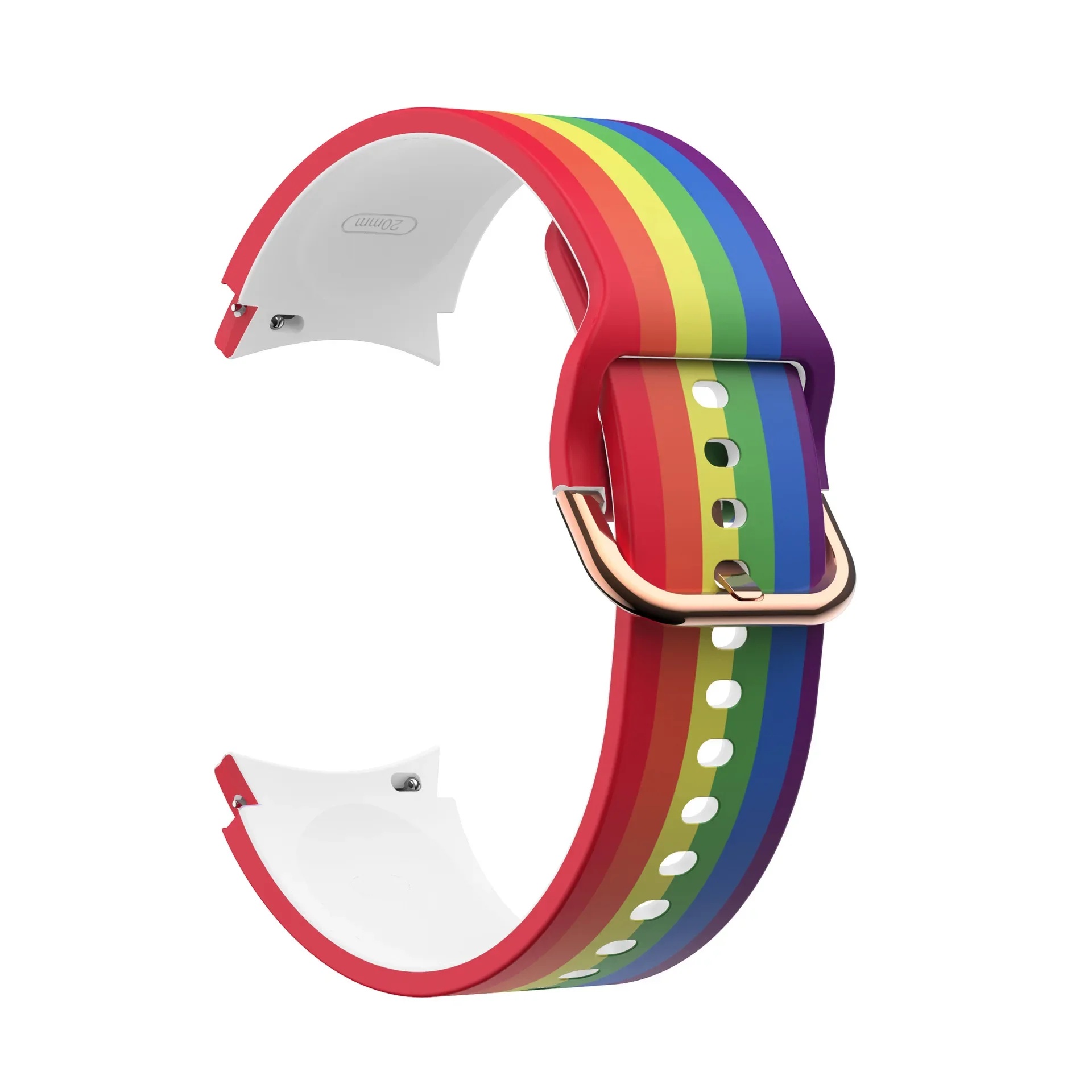 Vibrant Printed Silicone Watch Strap Bracelet