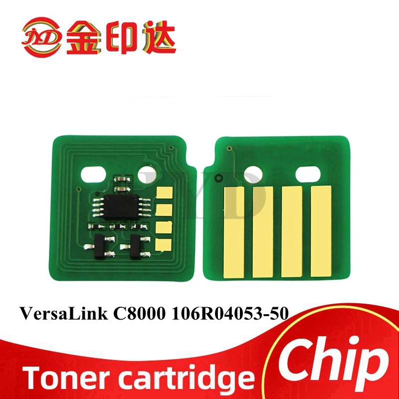 Compatible 106R04053 106R04041 106R04049 106R04037 Multi Region Cartridge Chip Reset for Xerox VersaLink C8000 Toner Chip