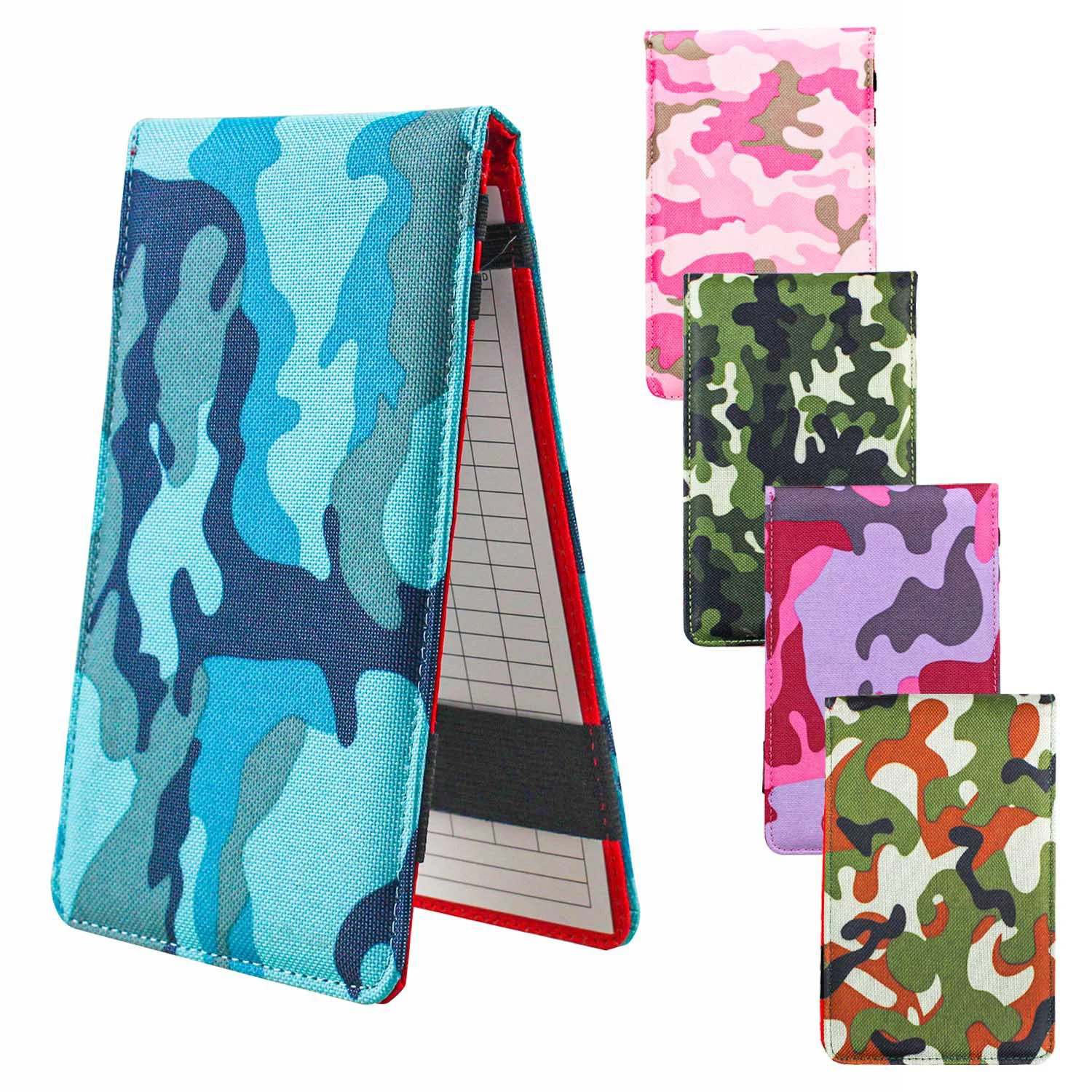 Crestgolf Nuova Golf Scorecard Titolare Di Golf Punteggio Del Raccoglitore Camouflage Golf Punteggio Punteggio Portafoglio Regali Di Golf Accessori