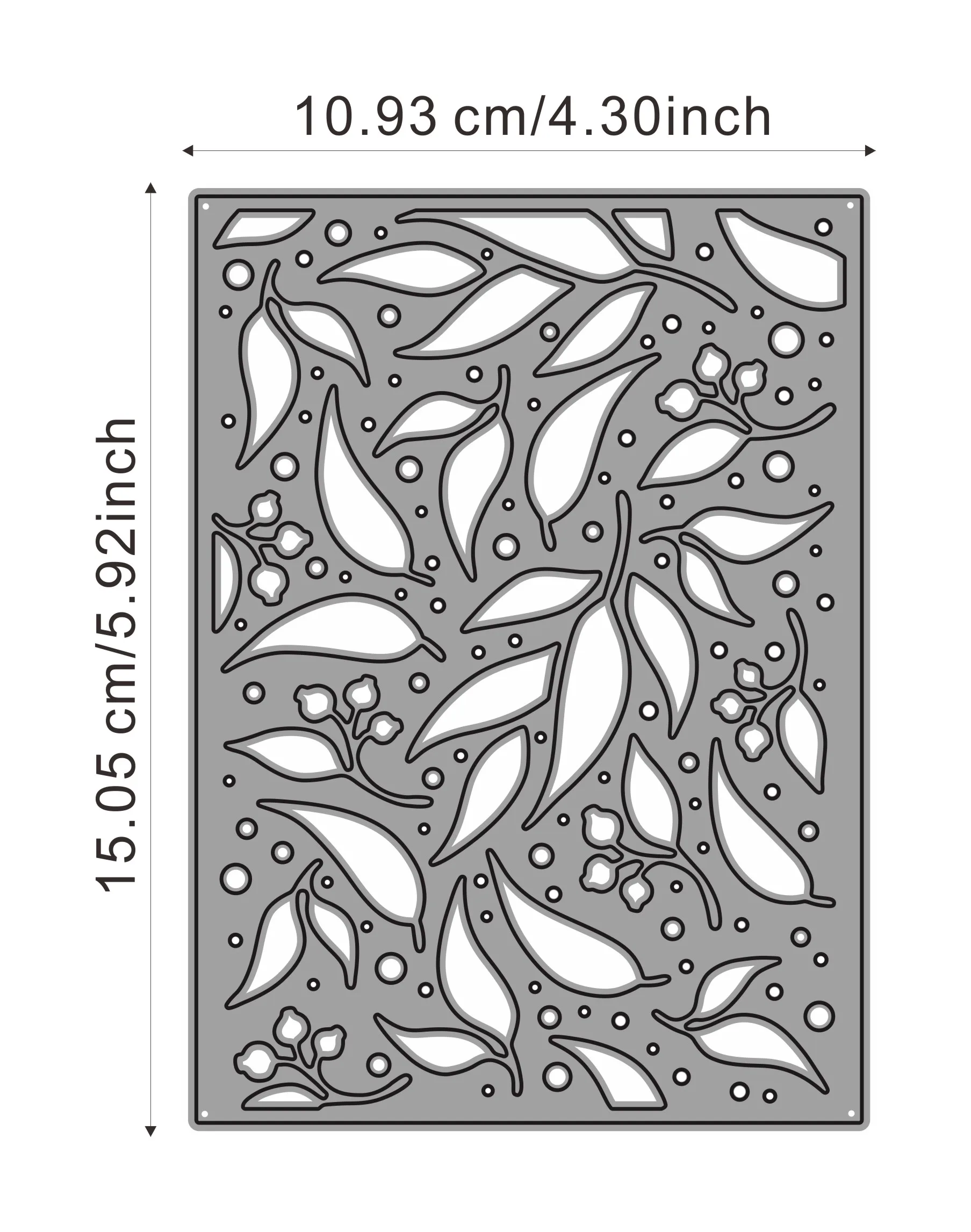 

Addycraft Metal Cutting Dies leaf background die cut For DIY Scrapbook Cutting Die Paper Cards Embossed Craft Die Cut
