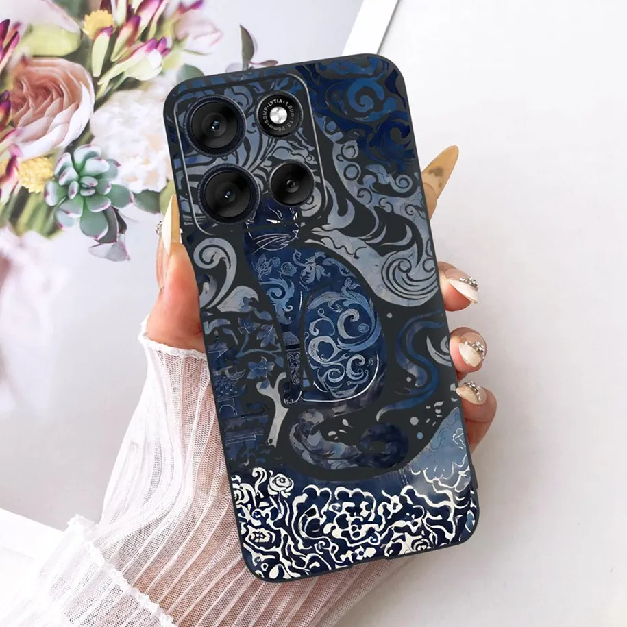 Stylish Bowknot Flower Soft Silicone Phone Case