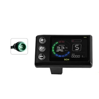 Écran LCD étanche pour vélo électrique, compteur de documents LCD pour VTT, scooter électrique, S869, 5 broches, 24V-72V 1
