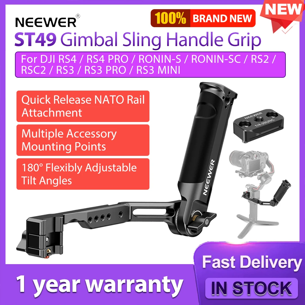 SMALLRIG Maniglia Laterale Per DJI RS 4 Mini/RS 4 / RS 4