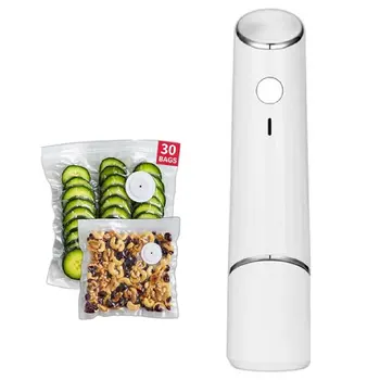 【POPULAR PICK】Vacuum Sealer For Food 30 Reusable Bags Handheld Food Sealer Portable Food Sealer 1