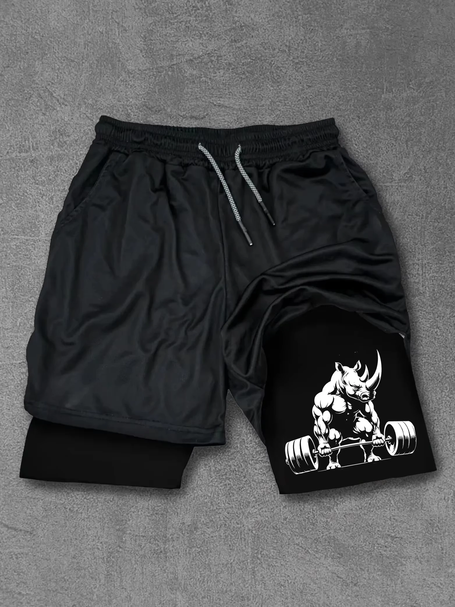 Men's Performance Breathable Gym and Training Shorts