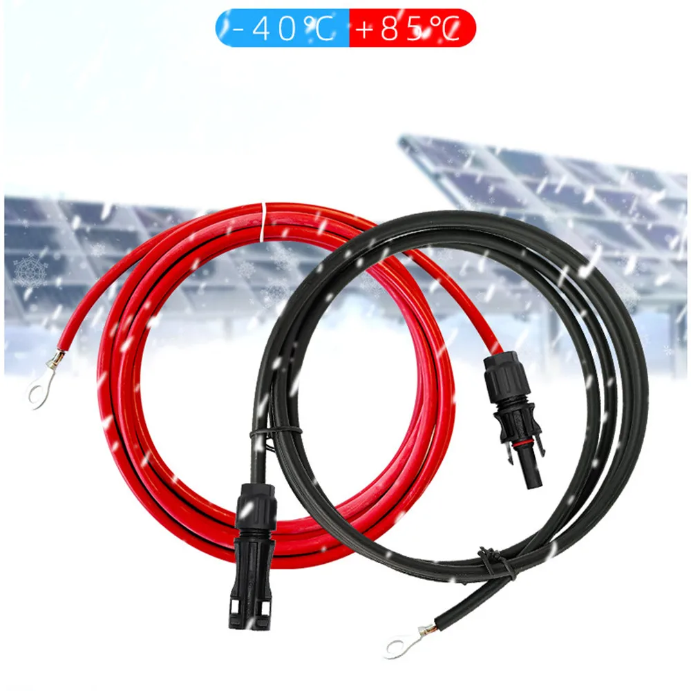 Câble Solaire Photovoltaïque 4mm² Ou 6mm² (1800V) - Double Isolation, Rouge Ou Noir - Longueurs 10m à 100m - TUV
