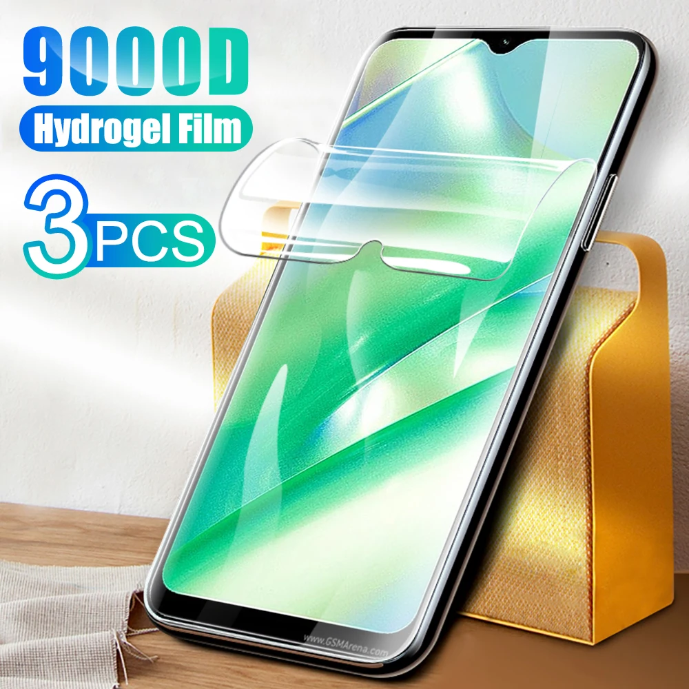 Гидрогелевая пленка для Realme C33, 3 шт., полное покрытие, защита экрана, мягкие Защитные пленки для RealmI C 33 33C RealmeC33 6,5 дюйма