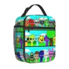 Cartoon Game 
Sprunki Incredibox Insulated Lunch Bags Large Reusable Cooler Bag Lunch Box Tote Office Travel Men Women 1
