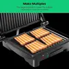 Panini Press Grill and Gourmet Sandwich Maker Non-Stick Coated Plates, Opens 180 Degrees to Fit Any Type or Size 5