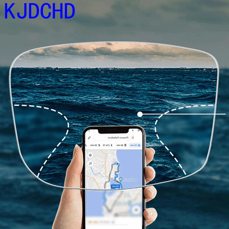 KJDCHD Widest Field Progressive Lens Thin Interior Digital Free Form Multifocal Lenses Eyes Optical Prescription Eyeglasses