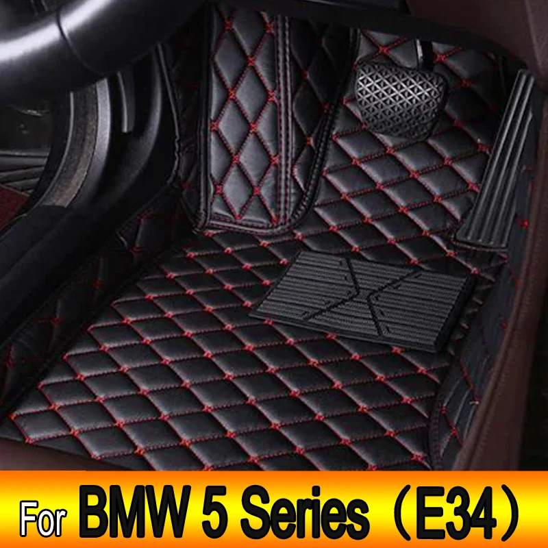 

Автомобильные коврики, напольные коврики для BMW 5 серии E34 1988 ~ 1996, водонепроницаемые автомобильные коврики, напольные коврики, автомобильные аксессуары для интерьера