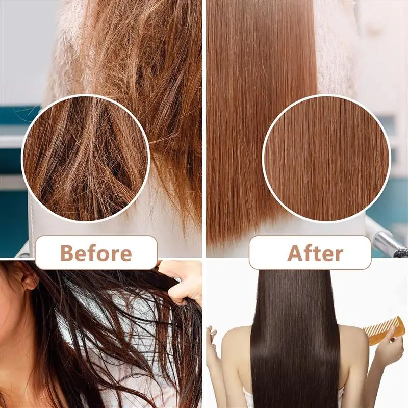 1pc Fine-toothed Wooden Comb Multi-purpose Massage Comb Home Hairdressing Tool
